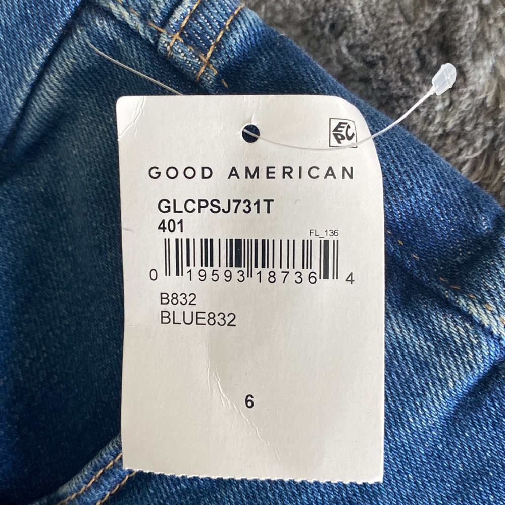 Good American Good legs jeans SZ6 NWT - Picture 6 of 9
